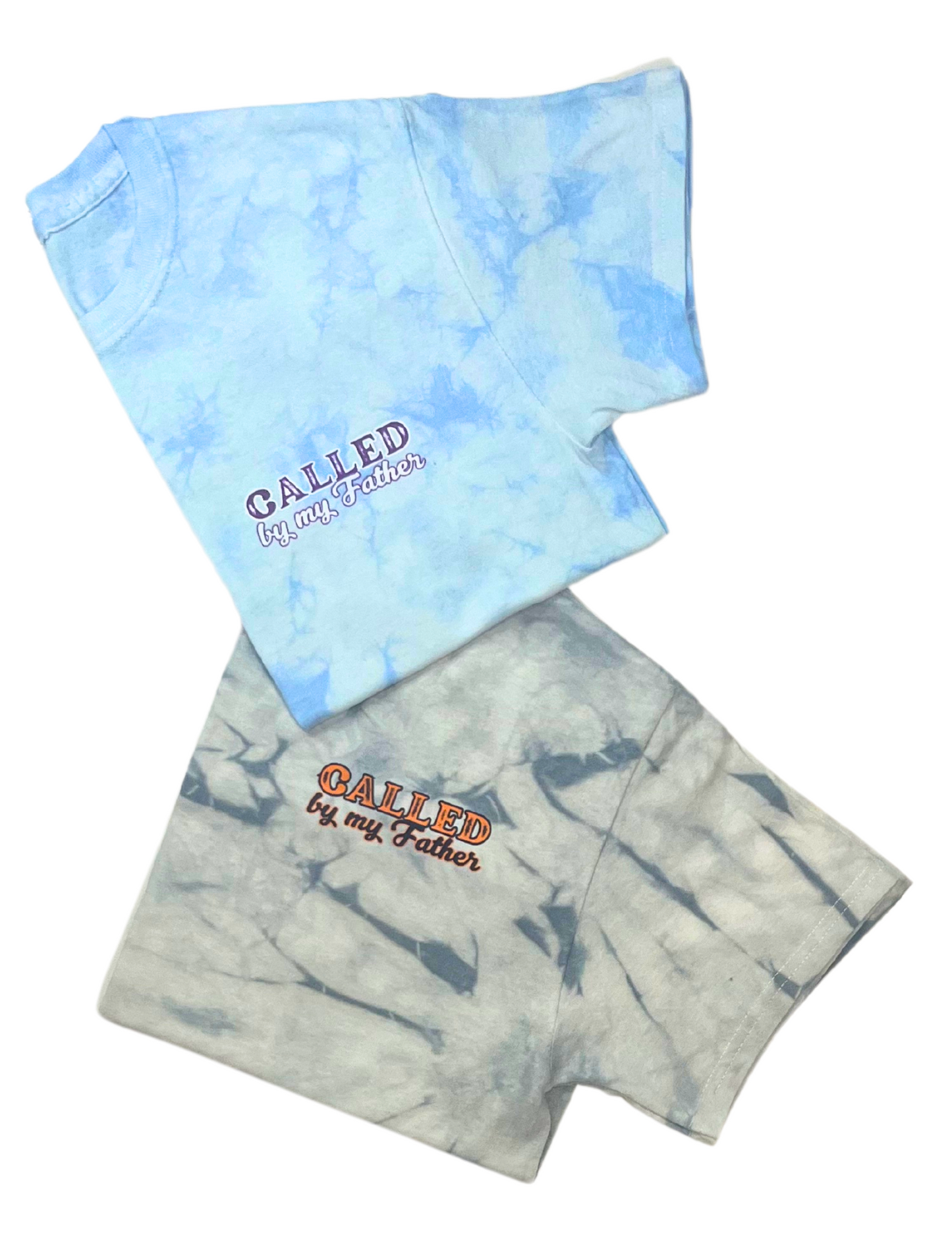 "God Spun The Block" Unisex Tee- Gray|Orange