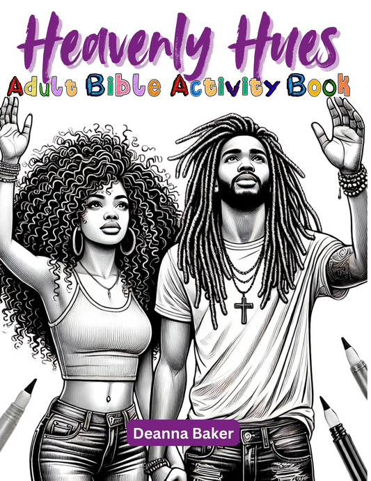 "Heavenly Hues" Adult Bible Activity Book