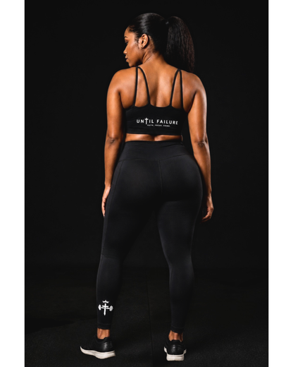 "I Lift My Cross Daily" Sports Bra